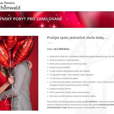 Relax Pension Schonwald Budisov nad Budisovkou Eksteriør bilde