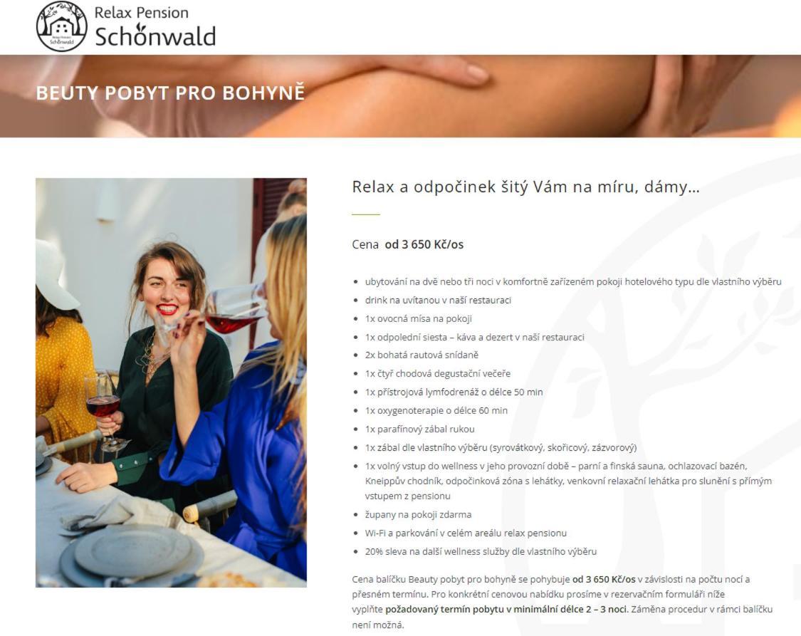 Relax Pension Schonwald Budisov nad Budisovkou Eksteriør bilde